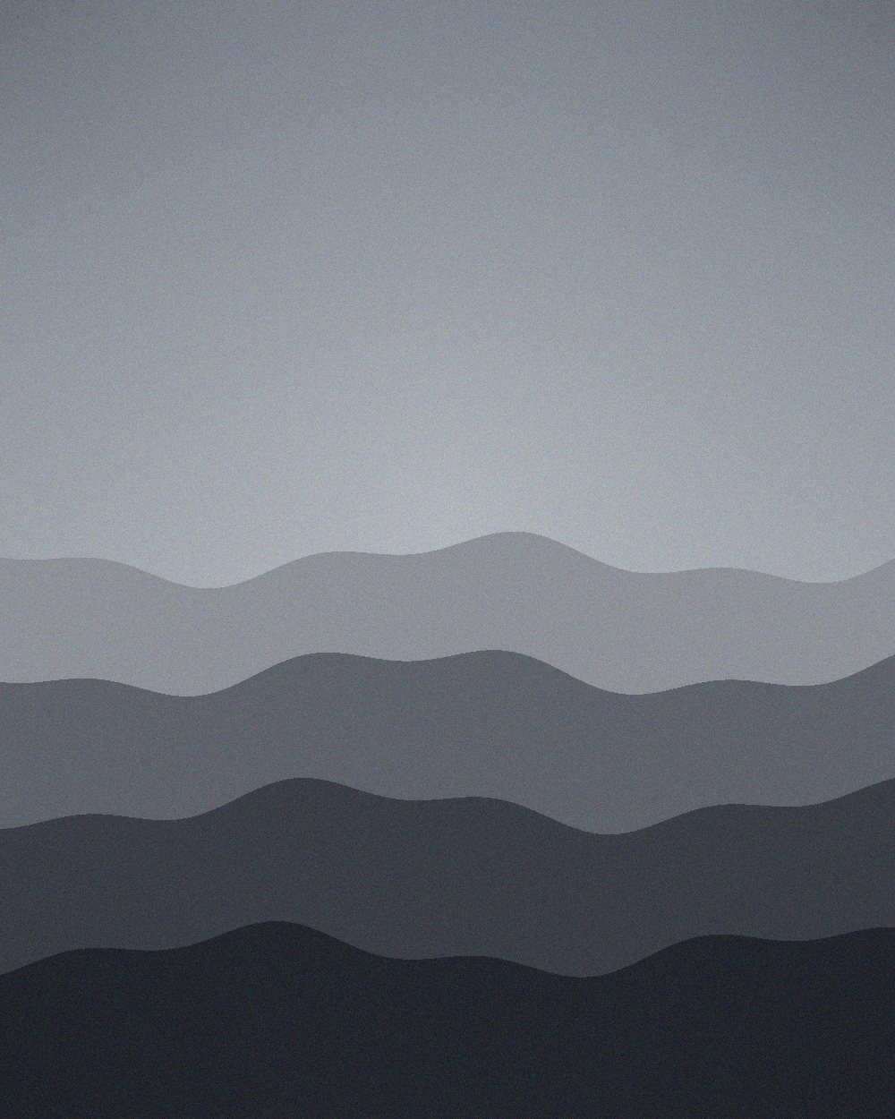 Misty hills